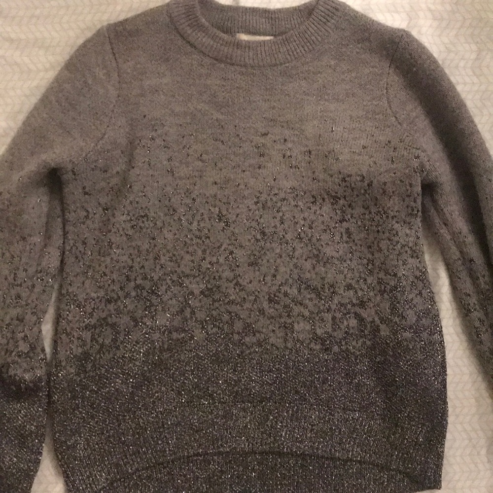 Gray sparkles Sweater